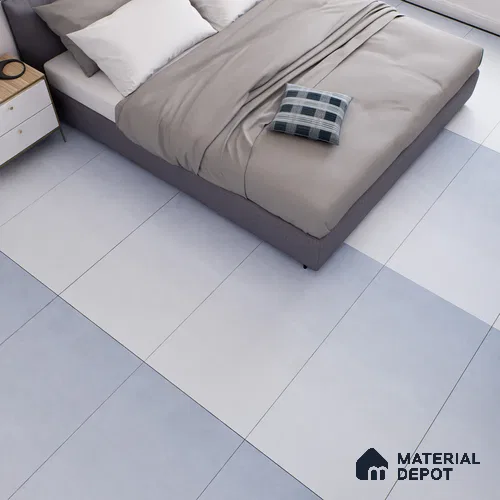 Stone Floor & Wall Tile TL 07110 Skiffar Blue 4 ft x 2 ft Matte Finish Vitrified Tile - 9 mm | 1 Random Design | Suitable For living Room, Bedroom, Bathroom | Random Designs