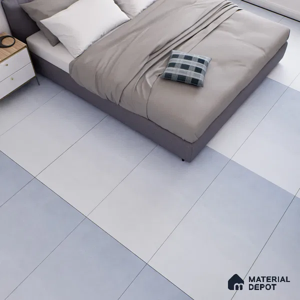 Stone Floor & Wall Tile TL 07110 Skiffar Blue 4 ft x 2 ft Matte Finish Vitrified Tile - 9 mm | 1 Random Design | Suitable For living Room, Bedroom, Bathroom | Random Designs
