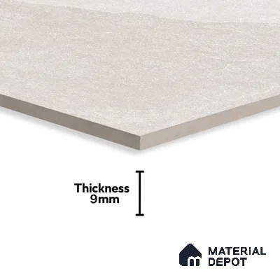 Stone Floor & Wall Tile TL 07152 Forenza Bianco 4 ft x 2 ft Matte Finish Vitrified Tile - 9 mm | 4 Random Design | Suitable For living Room, Bedroom, Bathroom (Sample)
