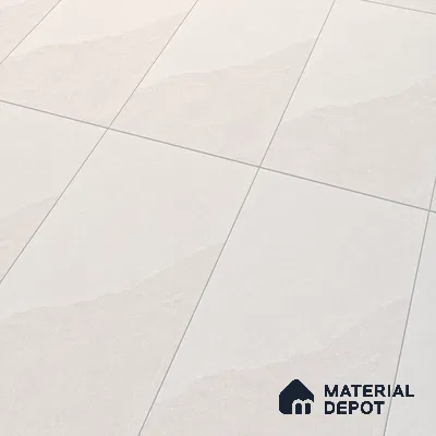 Stone Floor & Wall Tile TL 07152 Forenza Bianco 4 ft x 2 ft Matte Finish Vitrified Tile - 9 mm | 4 Random Design | Suitable For living Room, Bedroom, Bathroom (Sample)