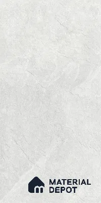 Stone Floor & Wall Tile TL 07082 Canberra Bianco 4 ft x 2 ft Matte Finish Vitrified Tile - 9 mm | 4 Random Design | Suitable For living Room, Bedroom, Bathroom | Random Designs