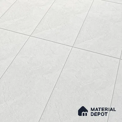Stone Floor & Wall Tile TL 07082 Canberra Bianco 4 ft x 2 ft Matte Finish Vitrified Tile - 9 mm | 4 Random Design | Suitable For living Room, Bedroom, Bathroom | Random Designs