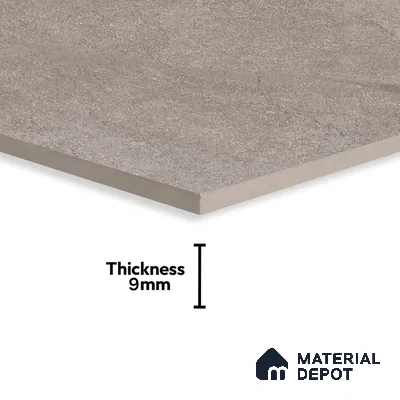 Stone Floor & Wall Tile TL 07084 Canberra Smoke 4 ft x 2 ft Matte Finish Vitrified Tile - 9 mm | 4 Random Design | Suitable For living Room, Bedroom, Bathroom | Random Designs