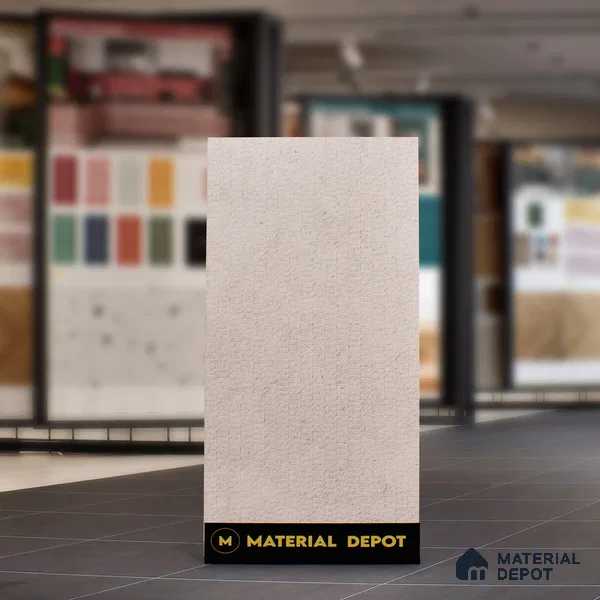 Stone Wall Tile TL 10262 Harmonic Solaro Bianco 4 ft x 2 ft Matte Finish Vitrified Tile - 9 mm | 4 Random Design | Suitable For living Room, Bedroom, Bathroom
