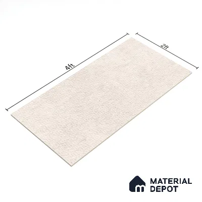 Stone Wall Tile TL 10262 Harmonic Solaro Bianco 4 ft x 2 ft Matte Finish Vitrified Tile - 9 mm | 4 Random Design | Suitable For living Room, Bedroom, Bathroom