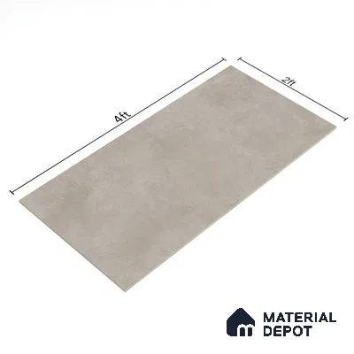 Stone Floor & Wall Tile TL 07089 Malaga Sand 4 ft x 2 ft Matte Finish Vitrified Tile - 9 mm | 4 Random Design | Suitable For living Room, Bedroom, Bathroom | Random Designs