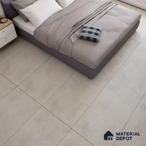 Stone Floor & Wall Tile TL 07089 Malaga Sand 4 ft x 2 ft Matte Finish Vitrified Tile - 9 mm | 4 Random Design | Suitable For living Room, Bedroom, Bathroom | Random Designs