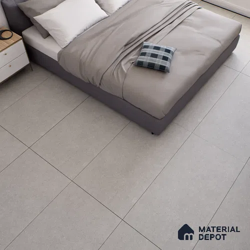 Stone Floor & Wall Tile TL 07101 Bstone Grey 4 ft x 2 ft Matte Finish Vitrified Tile - 9 mm | 4 Random Design | Suitable For living Room, Bedroom, Bathroom | Random Designs