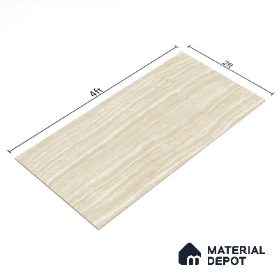 Marble Floor & Wall Tile TL 06084 Sierra Onice 4 ft x 2 ft Vitrified Matte Finish - 9 mm | 6 Random Design | Suitable For Living Room, Bedroom, Bathroom, Kitchen