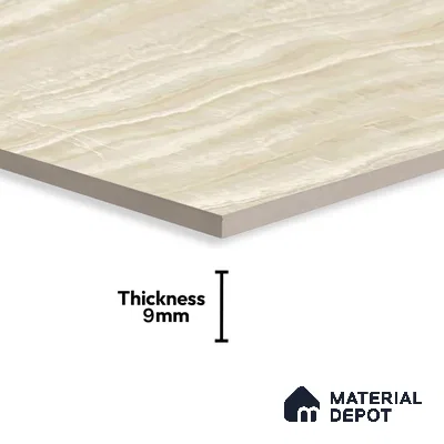 Marble Floor & Wall Tile TL 06084 Sierra Onice 4 ft x 2 ft Vitrified Matte Finish - 9 mm | 6 Random Design | Suitable For Living Room, Bedroom, Bathroom, Kitchen