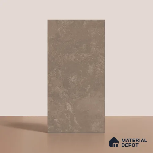 Brown Stone Floor & Wall Tile TL 06703 C Gravier Misty Birch 2 ft x 4 ft Vitrified Carving Matte Finish - 9 mm | 4 Random Design | Suitable for Living Room, Bedroom, Bathroom