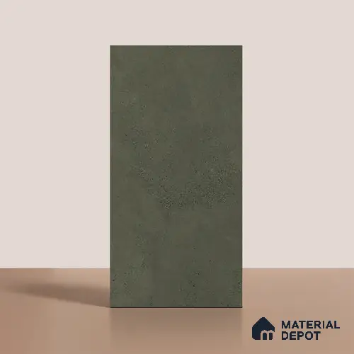 Green Stone Floor & Wall Tile TL 06738 G Gravier Verdant Haze 4 ft x 2 ft Vitrified Carving Matte Finish - 9 mm | 8 Random Design | Suitable for Living Room, Bedroom, Bathroom