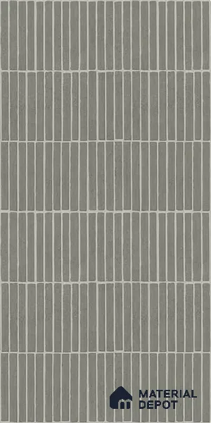 Grey Highlighter Wall Tile TL 06738 J Gravier Mossstone Concrete Etch 4 ft x 2 ft Vitrified Carving Matte Finish - 9 mm | Suitable For Bathroom, Accent/Feature Wall, Balcony