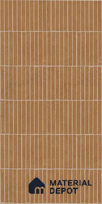 Brown Highlighter Wall Tile TL 06738 T Gravier Desertstone Concrete Etch 4 ft x 2 ft Vitrified Carving Matte Finish - 9 mm | Suitable For Bathroom, Accent/Feature Wall, Balcony