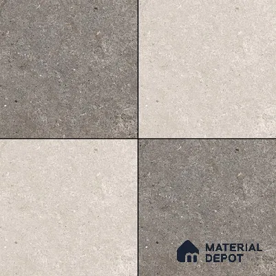 Budget Friendly Stone Look Value for Money Parking Pebble Floor Tile 16 x 16 inch | TL 06248 B | Vitrified Matte Finish Tile - 12 mm | Perfect For Parking, Bathroom, Balcony & Terrace | Pattern Alignment May Vary | 2-3 mm Spacer is Mandatory