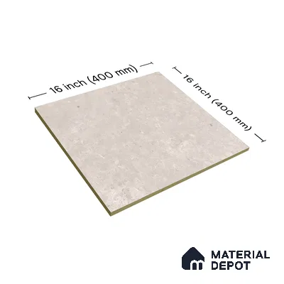 Budget Friendly Stone Look Value for Money Parking Pebble Floor Tile 16 x 16 inch | TL 06248 B | Vitrified Matte Finish Tile - 12 mm | Perfect For Parking, Bathroom, Balcony & Terrace | Pattern Alignment May Vary | 2-3 mm Spacer is Mandatory