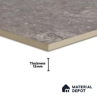 Budget Friendly Stone Look Value for Money Parking Slateon Floor Tile 16 x 16 inch | TL 06248 | Vitrified Matte Finish Tile - 12 mm | Suitable For Parking, Outdoor, Balcony & Terrace | Pattern Alignment May Vary | 2-3 mm Spacer is Mandatory