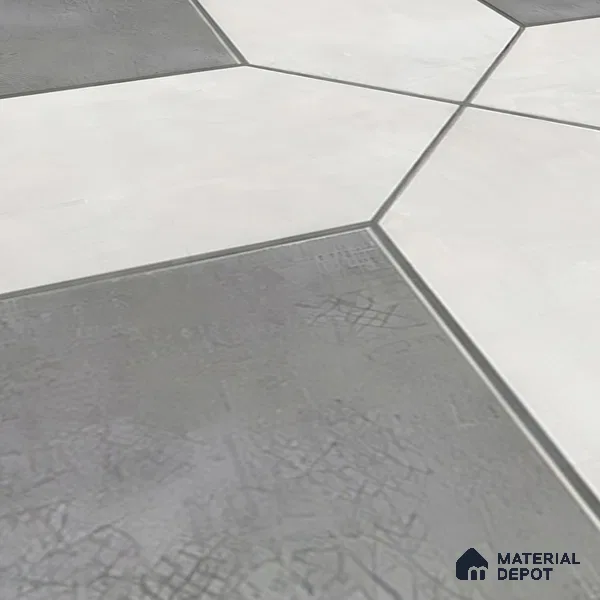 Budget Friendly Stone Look Value for Money Parking Obsidian Floor Tile 16 x 16 inch | TL 06249 B | Vitrified Matte Finish Tile - 12 mm | Perfect For Parking, Outdoor, Bathroom | Pattern Alignment May Vary | 2-3 mm Spacer is Mandatory
