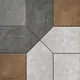 Budget Friendly Stone Look Value for Money Parking Vibrano Floor Tile 16 x 16 inch | TL 06249 | Vitrified Matte Finish Tile - 12 mm | Perfect For Parking,Outdoor,Balcony & Terrace | Image 01