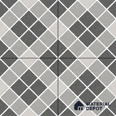 Budget Friendly Stone Look Value for Money Parking Auracore Floor Tile 16 x 16 inch | TL 06253 | Vitrified Matte Finish Tile - 12 mm | Suitable For Parking, Outdoor, Balcony & Terrace | Pattern Alignment May Vary | 2-3 mm Spacer is Mandatory