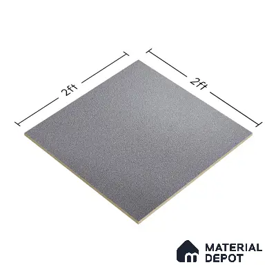 Cement Look Parking Floor Tile TL 06317 B  Graphon 2 ft x 2 ft Full Body Vitrified Matte Finish - 16 mm | Suitable for Heavy Duty Parking, Terrace & Balcony