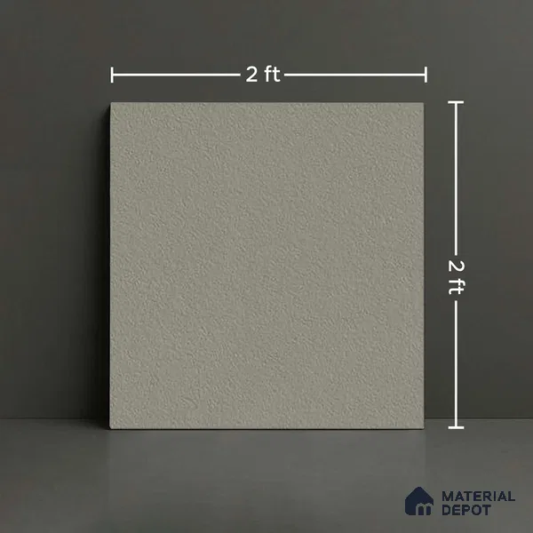 Cement Look Parking Floor Tile TL 06317 G Katano 2 ft x 2 ft Full Body Vitrified Matte Finish - 16 mm | Suitable for Heavy Duty Parking, Terrace & Balcony