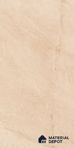 Stone Look Wall & Floor Tile TL 06656 B Artica Beige 4 ft x 2 ft Full Body Vitrified Matte Finish - 9 mm | 6 Random Design | Suitable For Living Room, Bedroom, Bathroom
