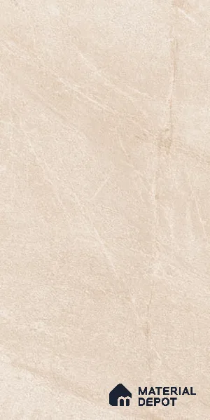 Stone Look Wall & Floor Tile TL 06656 Artica Ivory 4 ft x 2 ft Full Body Vitrified Matte Finish - 9 mm | 6 Random Design | Suitable For Living Room, Bedroom, Bathroom (Sample)