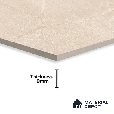 Stone Look Wall & Floor Tile TL 06656 Artica Ivory 4 ft x 2 ft Full Body Vitrified Matte Finish - 9 mm | 6 Random Design | Suitable For Living Room, Bedroom, Bathroom (Sample)