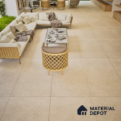Stone Look Wall & Floor Tile TL 06657 B Riga Rose 4 ft x 2 ft Full Body Vitrified Matte Finish - 9 mm | 6 Random Design | Suitable For Living Room, Bedroom, Bathroom