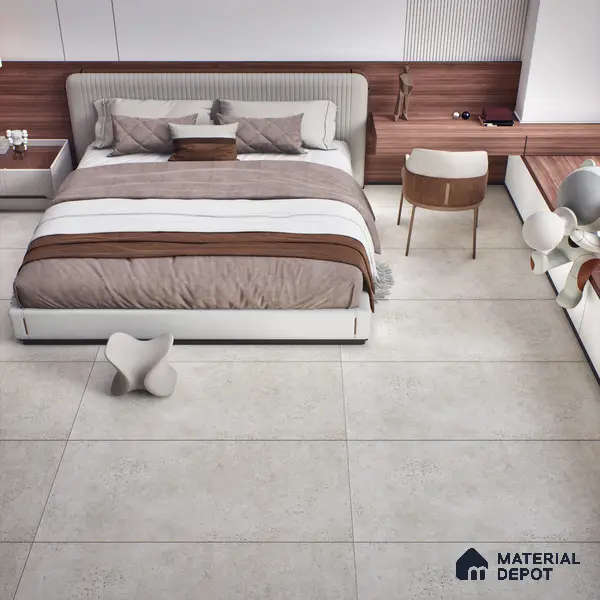 Stone Look Wall & Floor Tile TL 06657 C Riga Gris 4 ft x 2 ft Full Body Vitrified Matte Finish - 9 mm | 6 Random Design | Suitable For Living Room, Bedroom, Bathroom