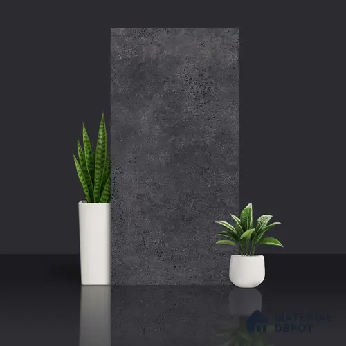 Stone Look Wall & Floor Tile TL 06657 D Riga Coal 4 ft x 2 ft Full Body Vitrified Matte Finish - 9 mm | 6 Random Design | Suitable For Living Room, Bedroom, Bathroom