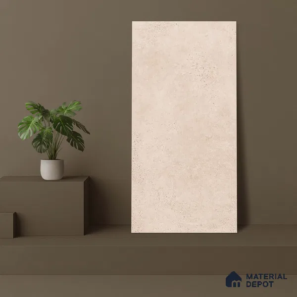Stone Look Wall & Floor Tile TL 06657 Riga Cremato 4 ft x 2 ft Full Body Vitrified Matte Finish - 9 mm | 6 Random Design | Suitable For Living Room, Bedroom, Bathroom
