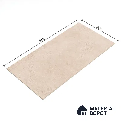 Stone Look Wall & Floor Tile TL 06657 Riga Cremato 4 ft x 2 ft Full Body Vitrified Matte Finish - 9 mm | 6 Random Design | Suitable For Living Room, Bedroom, Bathroom