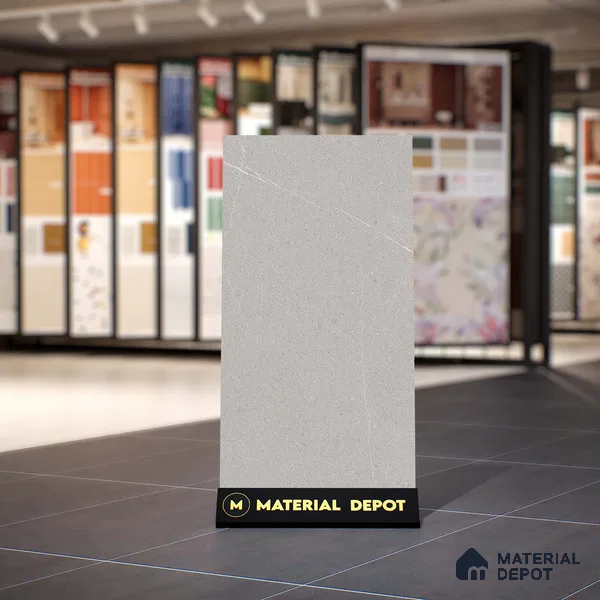 Stone Look Wall & Floor Tile TL 06658 C Polar Gris 4 ft x 2 ft Full Body Vitrified Matte Finish - 9 mm | 6 Random Design | Suitable For Living Room, Bedroom, Bathroom (Sample)