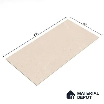 Stone Look Wall & Floor Tile TL 06658 Polar Pearl 4 ft x 2 ft Full Body Vitrified Matte Finish - 9 mm | 6 Random Design | Suitable For Living Room, Bedroom, Bathroom