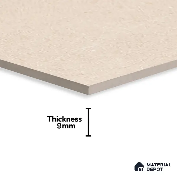 Stone Look Wall & Floor Tile TL 06658 Polar Pearl 4 ft x 2 ft Full Body Vitrified Matte Finish - 9 mm | 6 Random Design | Suitable For Living Room, Bedroom, Bathroom