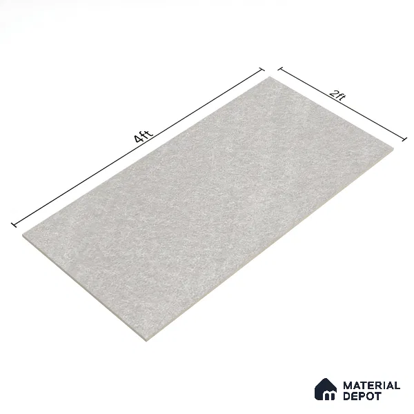 Stone Look Wall & Floor Tile TL 06659 B Mystone Grey 4 ft x 2 ft Full Body Vitrified Matte Finish - 9 mm | 6 Random Design | Suitable For Living Room, Bedroom, Bathroom (Sample)