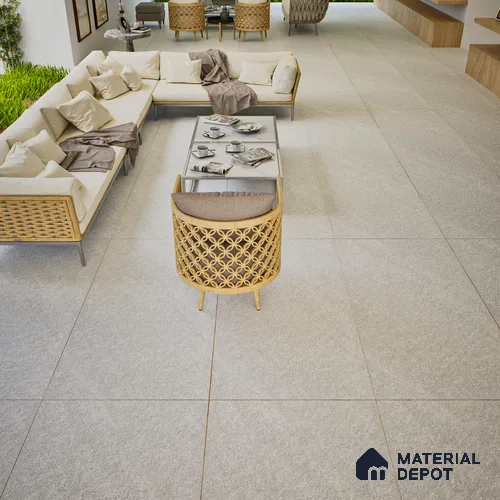 Stone Look Wall & Floor Tile TL 06659 B Mystone Grey 4 ft x 2 ft Full Body Vitrified Matte Finish - 9 mm | 6 Random Design | Suitable For Living Room, Bedroom, Bathroom