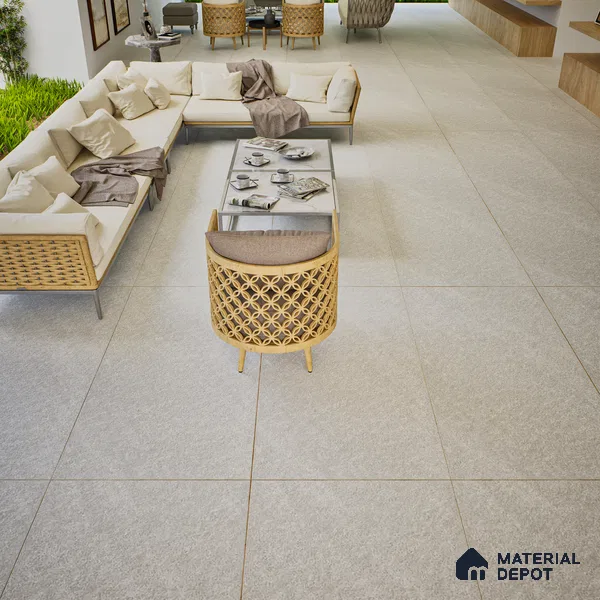 Stone Look Wall & Floor Tile TL 06659 B Mystone Grey 4 ft x 2 ft Full Body Vitrified Matte Finish - 9 mm | 6 Random Design | Suitable For Living Room, Bedroom, Bathroom (Sample)