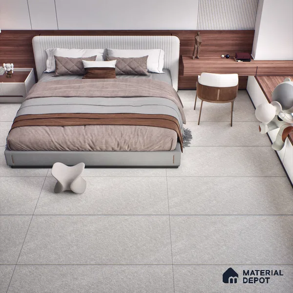 Stone Look Wall & Floor Tile TL 06659 B Mystone Grey 4 ft x 2 ft Full Body Vitrified Matte Finish - 9 mm | 6 Random Design | Suitable For Living Room, Bedroom, Bathroom (Sample)
