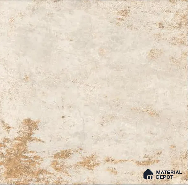Stone Tile TL 04802 B Rustique Elegance Cream Brown 16 x 16 inch Vitrified Matte Finish - 12 mm | Suitable for Parking, Terrace, Balcony, Courtyard | Heavy Duty Digital Anti Skid Parking Floor | Pattern Alignment May Vary | 2-3 mm Spacer is Mandatory (Sample)