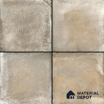 Stone Tile TL 04802 Rustique Elegance Metallic Brown 16 x 16 inch Vitrified Matte Finish - 12 mm | Suitable for Parking, Terrace, Balcony, Courtyard | Heavy Duty Digital Anti Skid Parking Floor | Pattern Alignment May Vary | 2-3 mm Spacer is Mandatory (Sample)