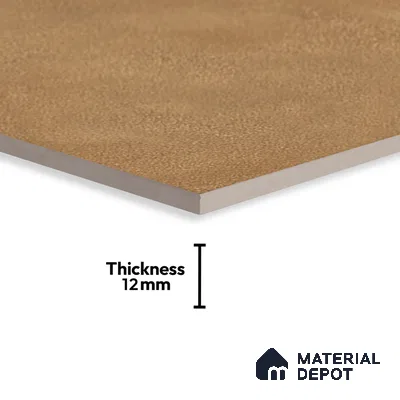 Cement Floor Tile TL 06023 AA Spectra Earth 2 ft x 11.8 Inch Vitrified Matte Slate Punch Finish - 12 mm | 6 Random Design | Suitable For Bathroom, Balcony, Courtyard