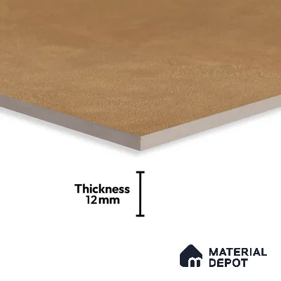 Cement Floor Tile TL 06023 AB Spectra Earth 11.8 inch x11.8 inch Vitrified Matte Slate Punch Finish - 12 mm | 24 Random Design | Suitable For Bathroom, Balcony, Courtyard