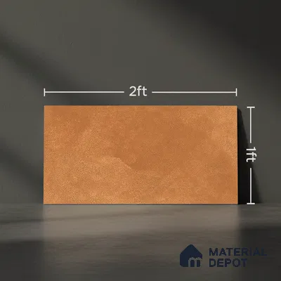 Cement Floor Tile TL 06023 AC Spectra Cotto 2 ft x 11.8 Inch Vitrified Matte Slate Punch Finish - 12 mm | 12 Random Design | Suitable For Bathroom, Balcony, Courtyard