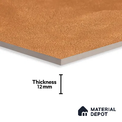 Cement Floor Tile TL 06023 AC Spectra Cotto 2 ft x 11.8 Inch Vitrified Matte Slate Punch Finish - 12 mm | 12 Random Design | Suitable For Bathroom, Balcony, Courtyard