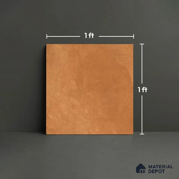 Cement Floor Tile TL 06023 AD Spectra Cotto 11.8 inch x11.8 inch Vitrified Matte Slate Punch Finish - 12 mm | 24 Random Design | Suitable For Bathroom, Balcony, Courtyard