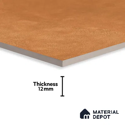Cement Floor Tile TL 06023 AD Spectra Cotto 11.8 inch x11.8 inch Vitrified Matte Slate Punch Finish - 12 mm | 24 Random Design | Suitable For Bathroom, Balcony, Courtyard