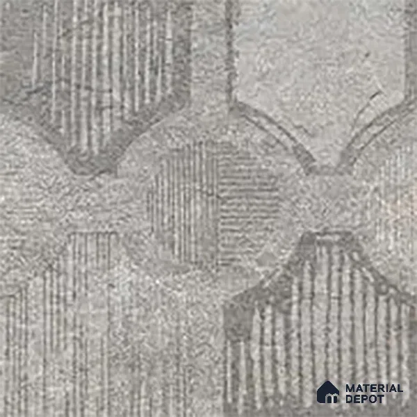 Stone Floor Tile TL 06023 AI Evoque Gris Decor 11.8 inch x11.8 inch Anti Skid Tiles Vitrified Matte Slate Punch Finish - 12 mm | 16 Random Design Ideal For Parking, Outdoor, Balcony
